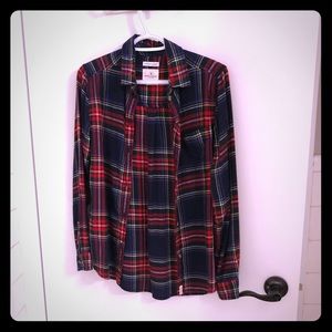 American eagle red Plaid shirt